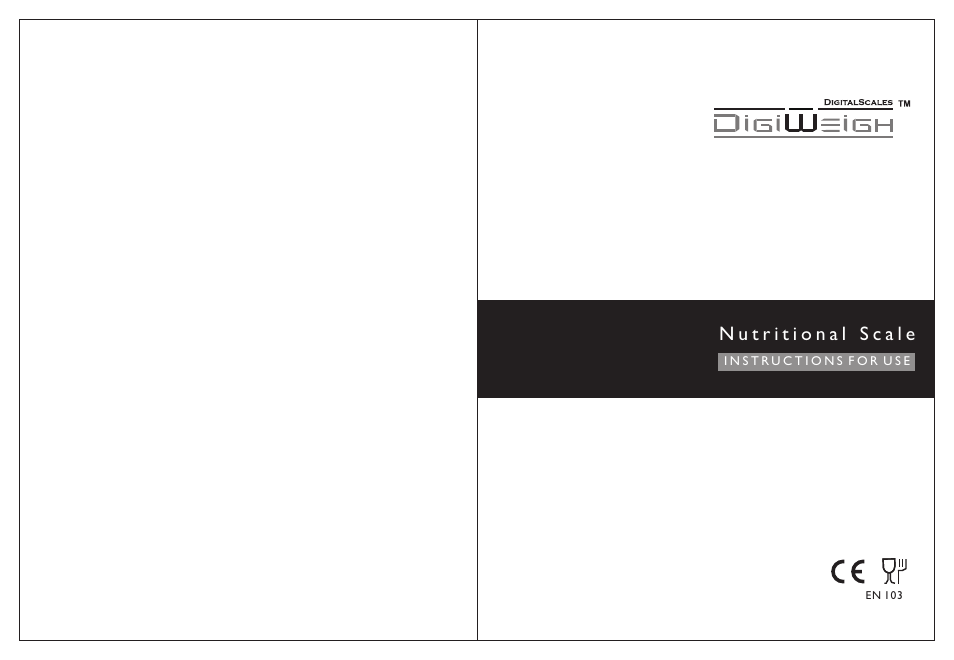 DIGIWEIGH DW-99DZ User Manual | 12 pages