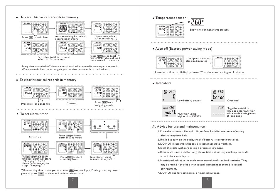 页面 5 | DIGIWEIGH DW-99DZ User Manual | Page 5 / 12