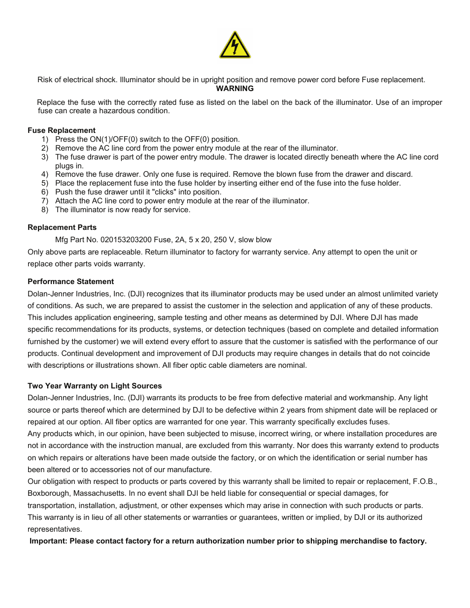 Dolan-Jenner Mi-LED Series User Manual | Page 3 / 4