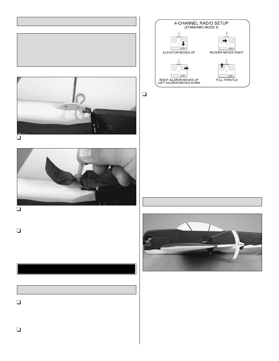 Get the model ready to fly, Optional combat setup | Great Planes Zero Fun Force EP ARF - GPMA1195 User Manual | Page 13 / 20