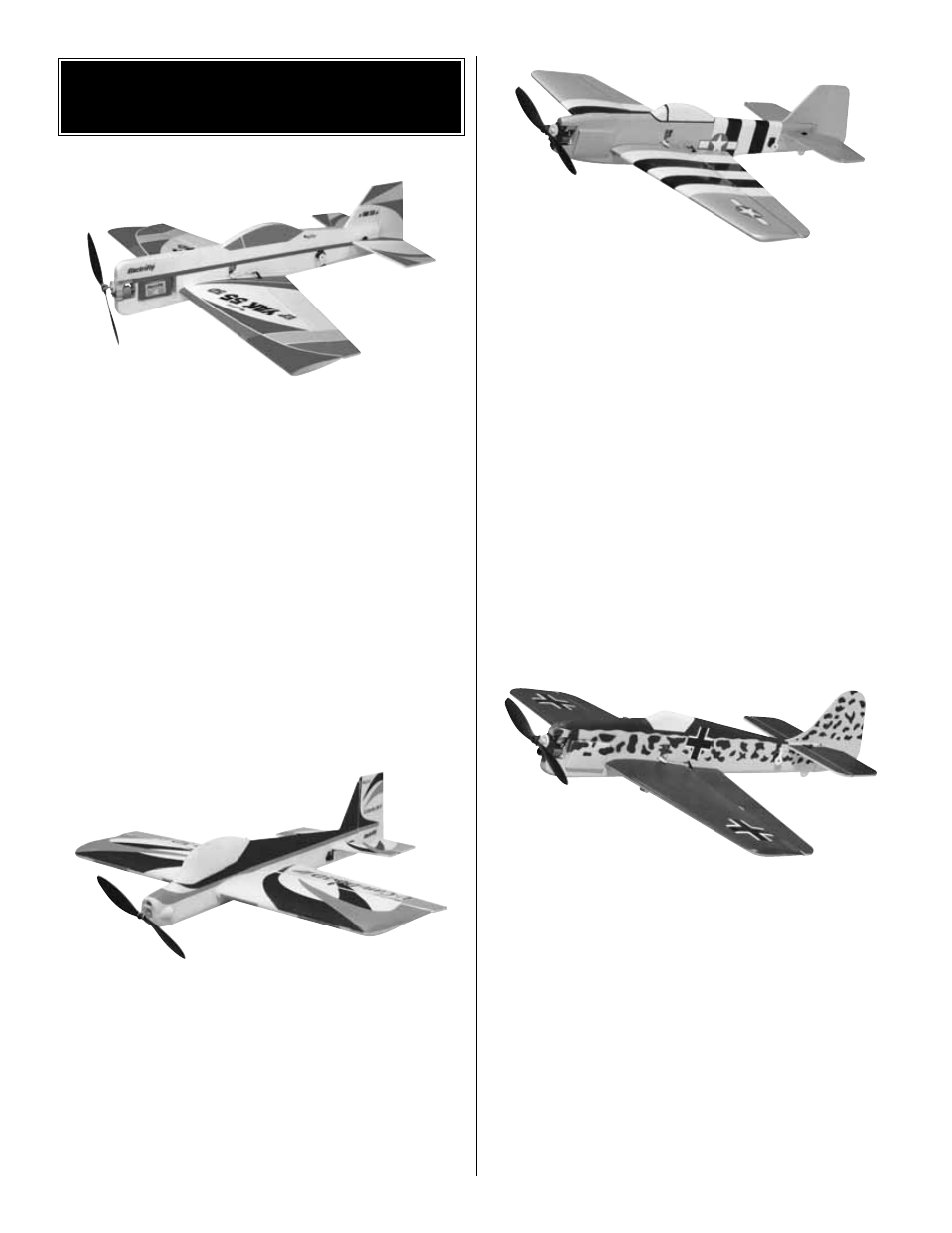 Other items available from great planes | Great Planes Zero Fun Force EP ARF - GPMA1195 User Manual | Page 18 / 20