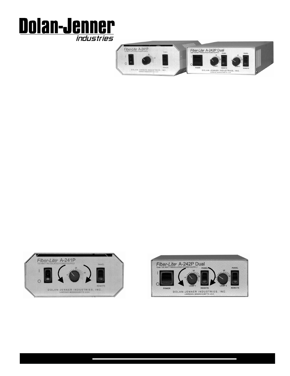 Dolan-Jenner A242 User Manual | 4 pages