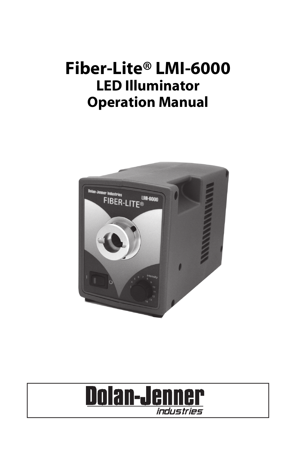 Dolan-Jenner LMI-6000 User Manual | 12 pages