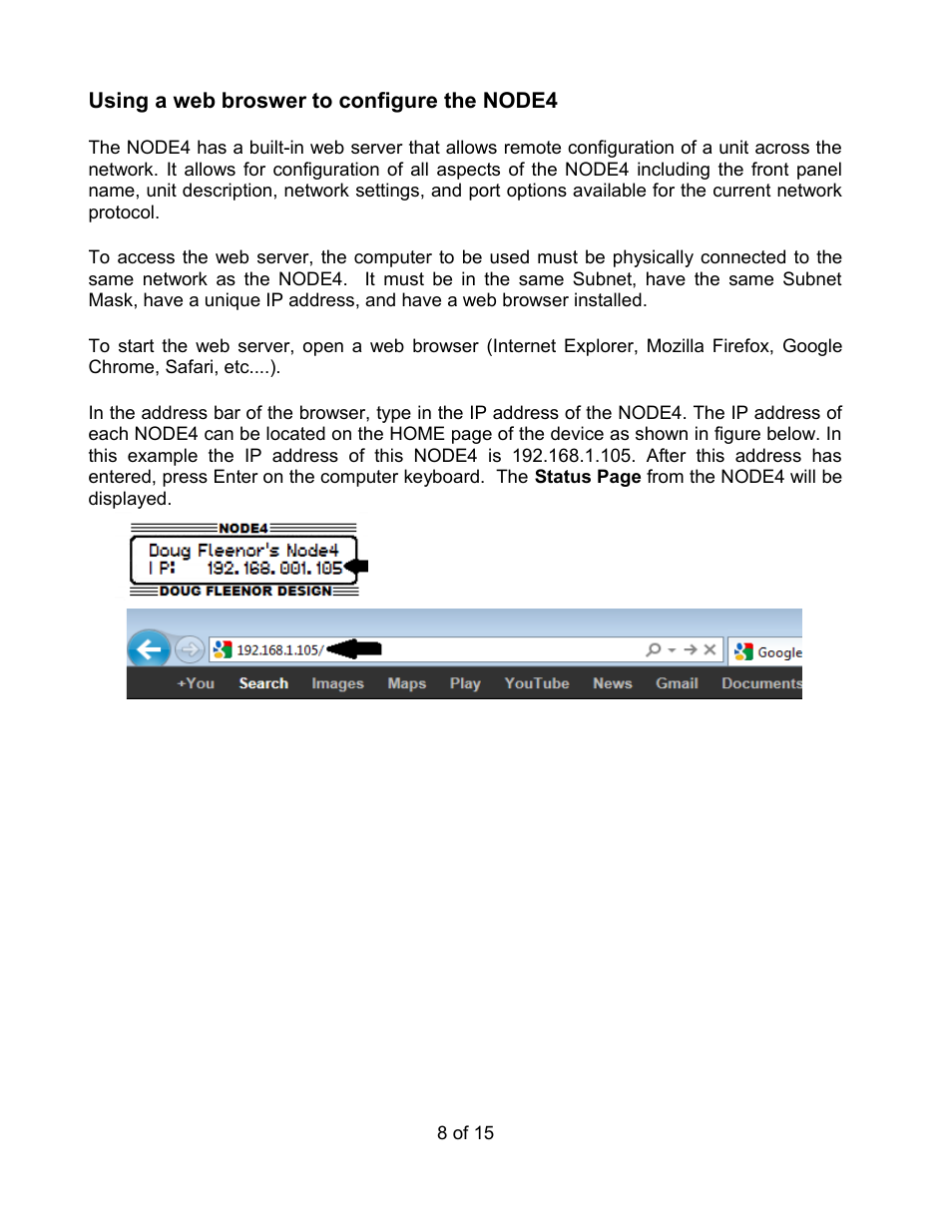 Doug Fleenor Design NODE4 User Manual | Page 8 / 15