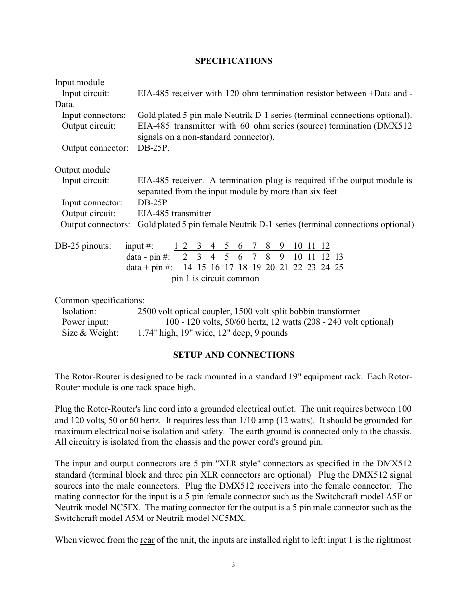 Doug Fleenor Design RR (Rotor-Router) User Manual | Page 4 / 8