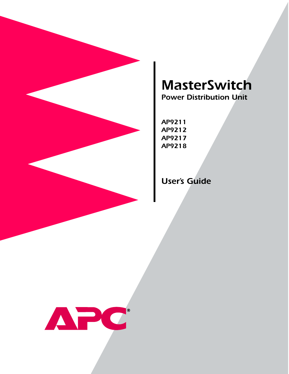 APC AP9211 User Manual | 57 pages