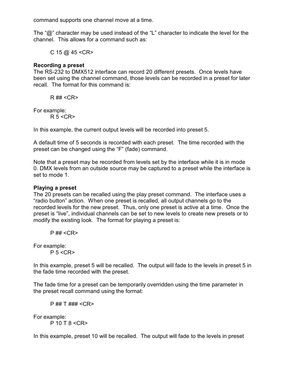 Doug Fleenor Design 2322DMX User Manual | Page 4 / 7