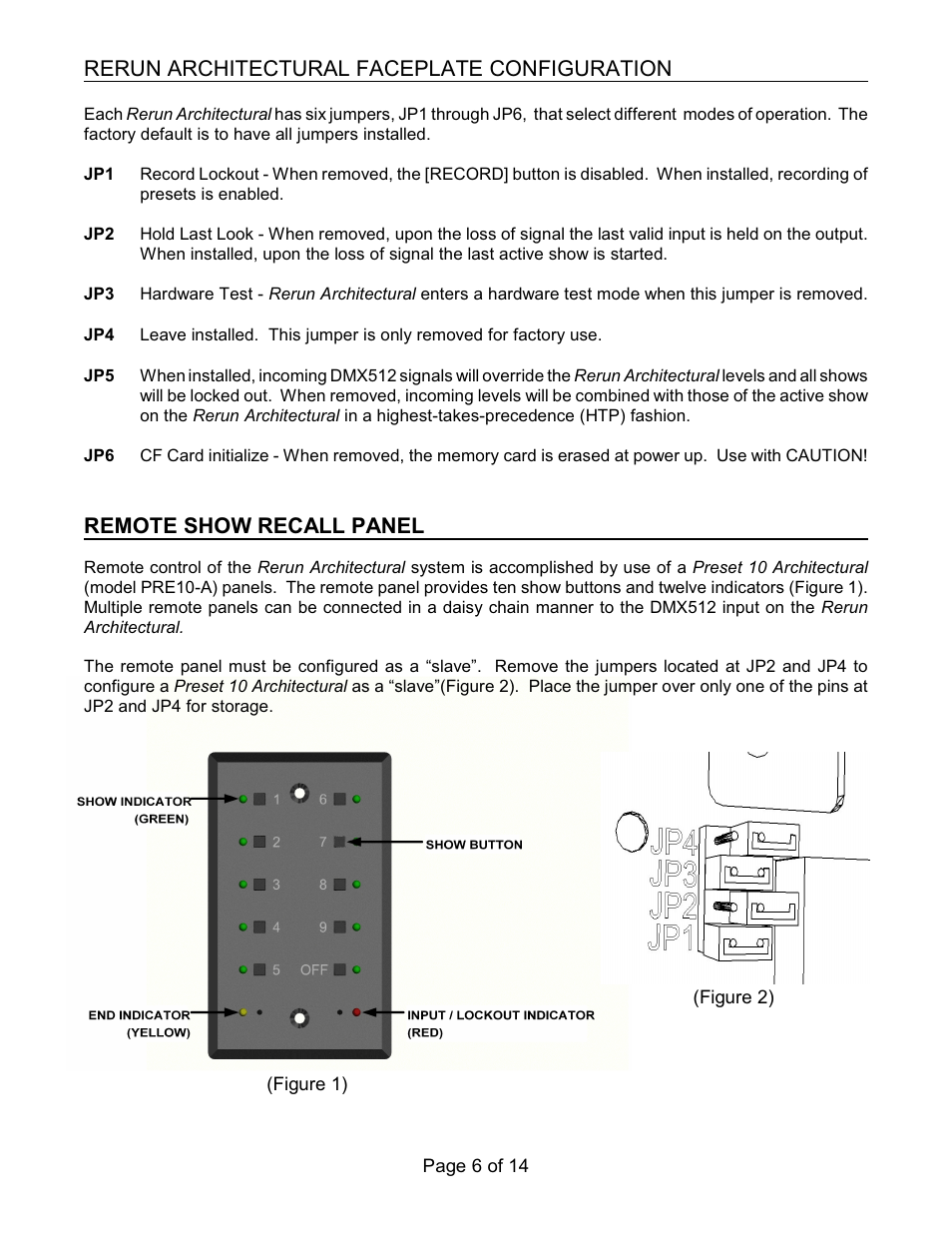 Doug Fleenor Design RERUN-R User Manual | Page 6 / 14