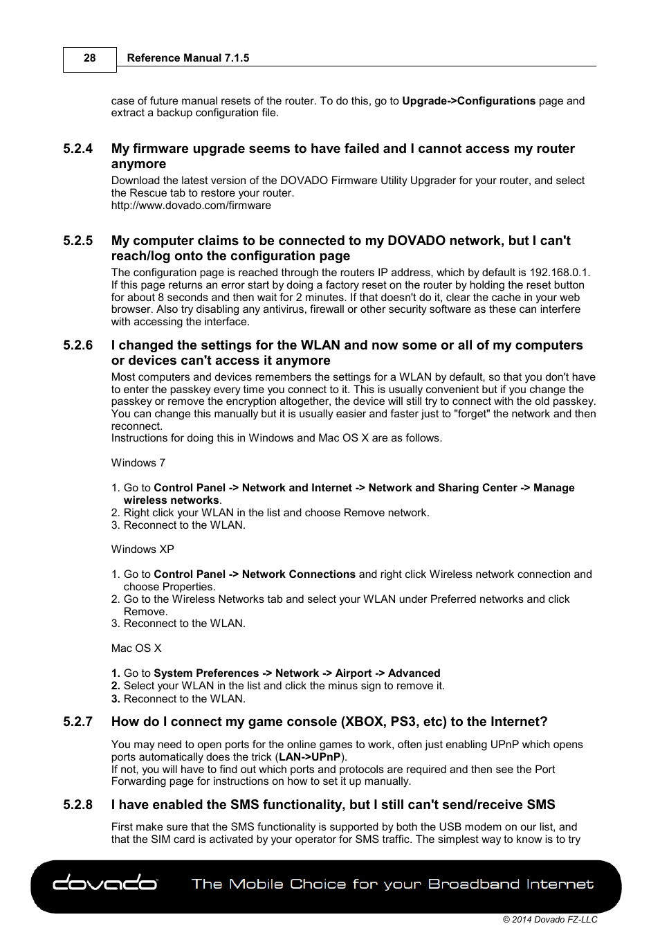 Dovado TINY User Manual | Page 28 / 46