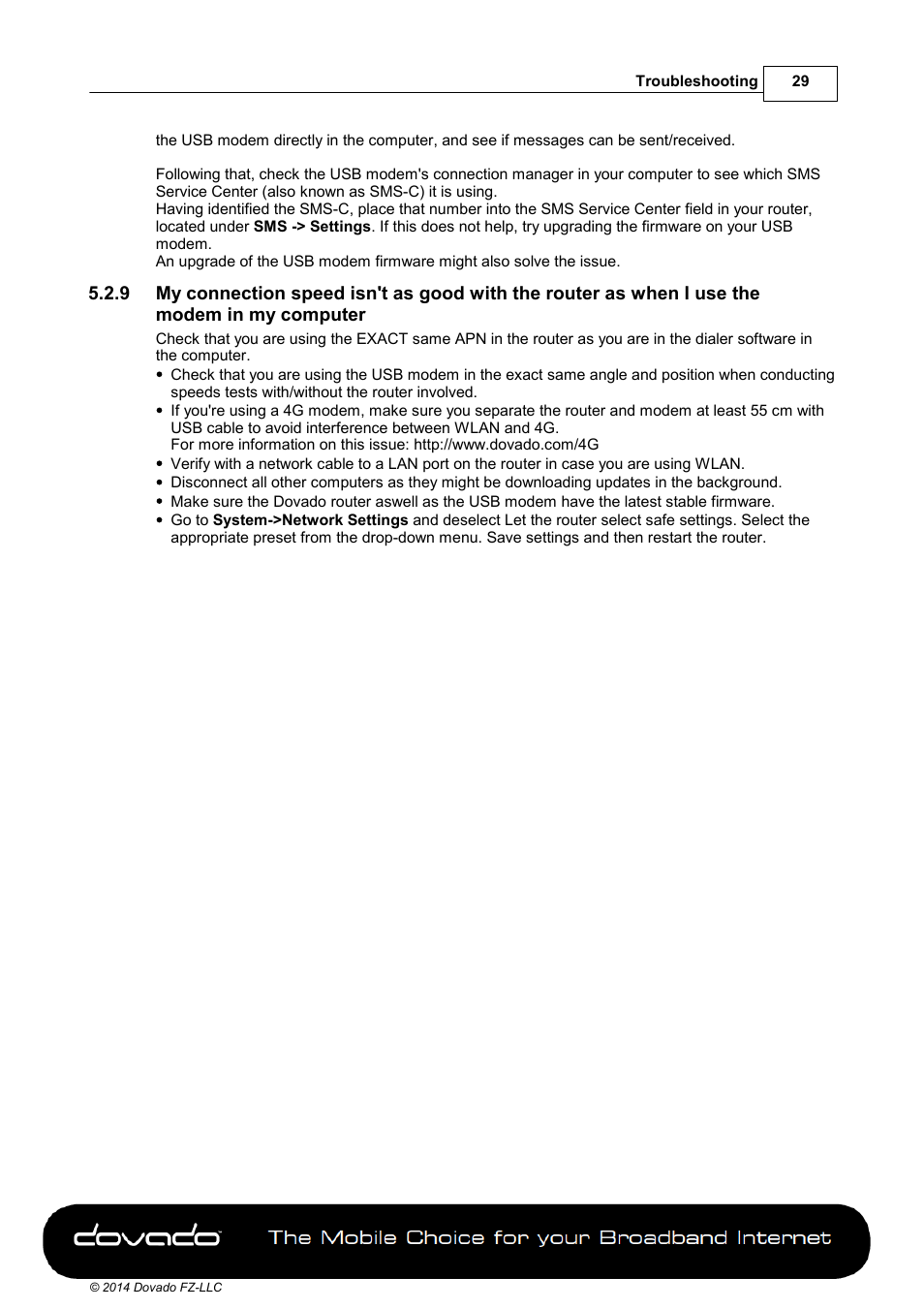 Dovado GO User Manual | Page 29 / 46