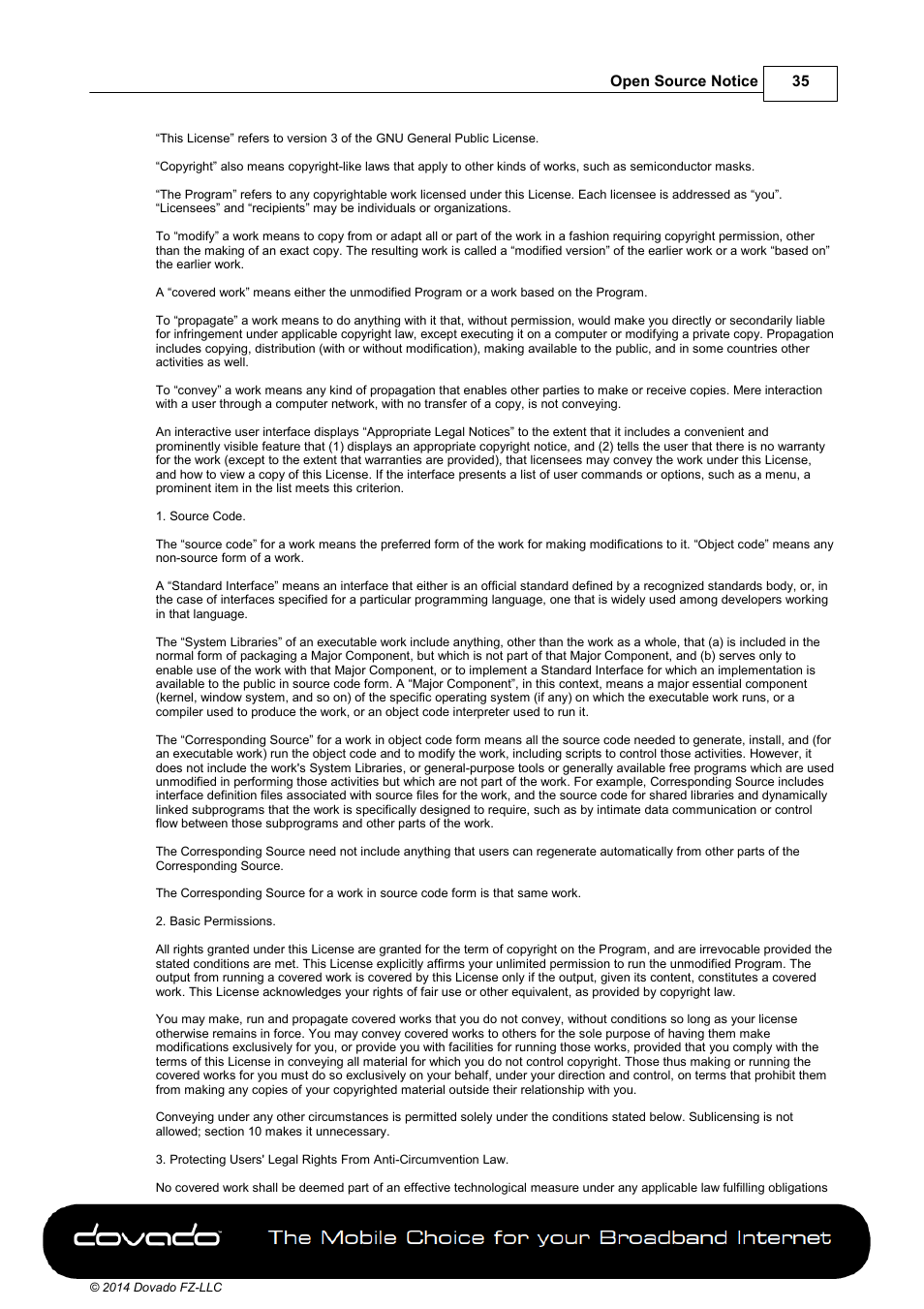 Dovado GO User Manual | Page 35 / 46