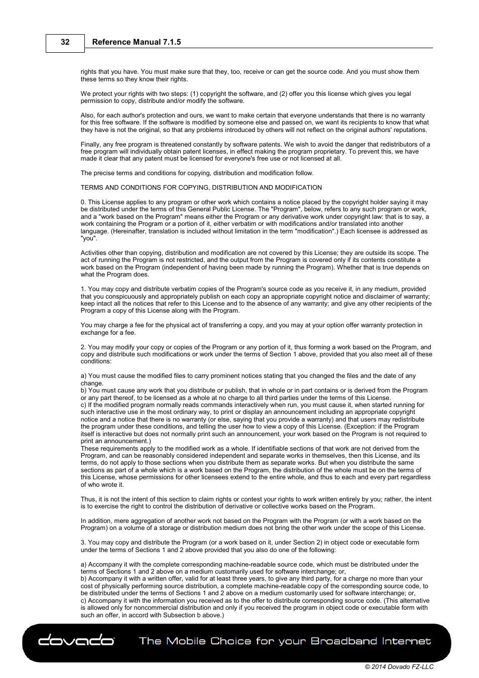 Dovado DOMA User Manual | Page 32 / 46