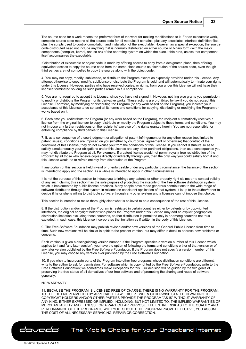 Dovado DOMA User Manual | Page 33 / 46