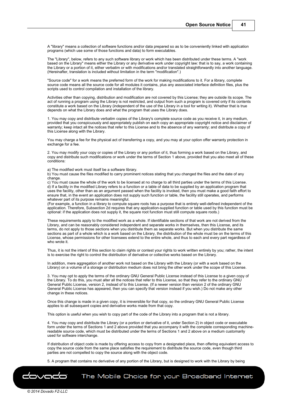 Dovado DOMA User Manual | Page 41 / 46