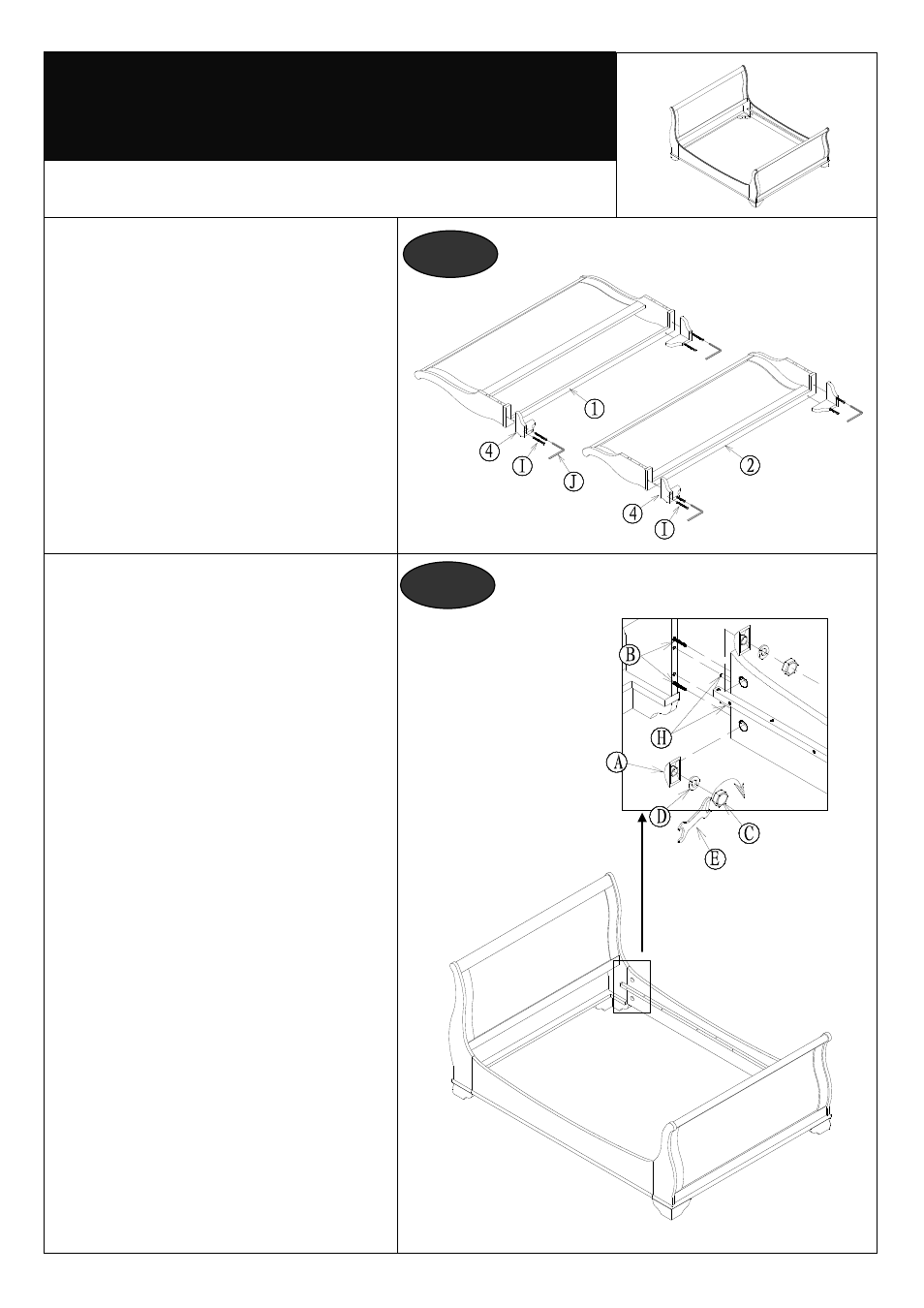 Assembly | Dreams Aspen Walnut Bedstead User Manual | Page 3 / 5
