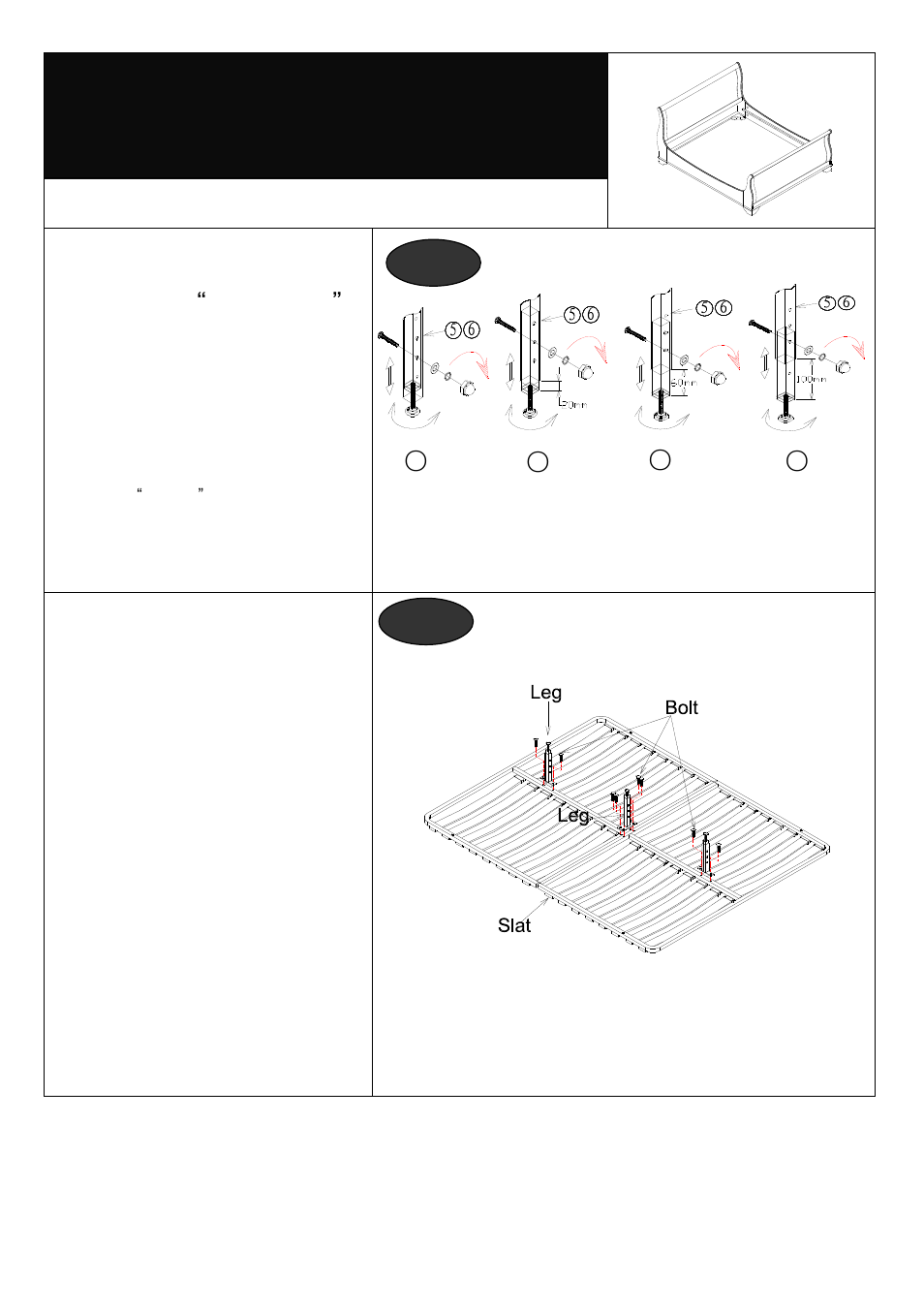 Assembly | Dreams Aspen Walnut Bedstead User Manual | Page 4 / 5