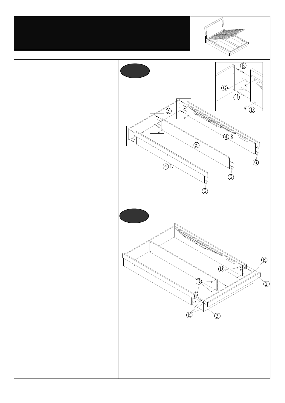 Assembly | Dreams Isabella Ottoman Bedstead User Manual | Page 3 / 5