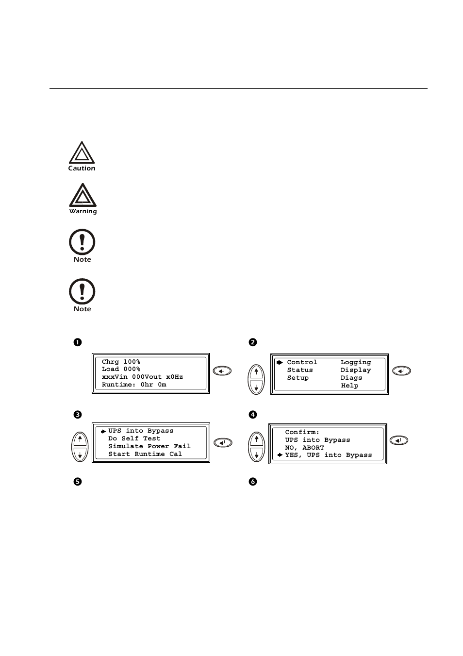 Operation procedures | APC Smart-UPS VT User Manual | Page 13 / 44