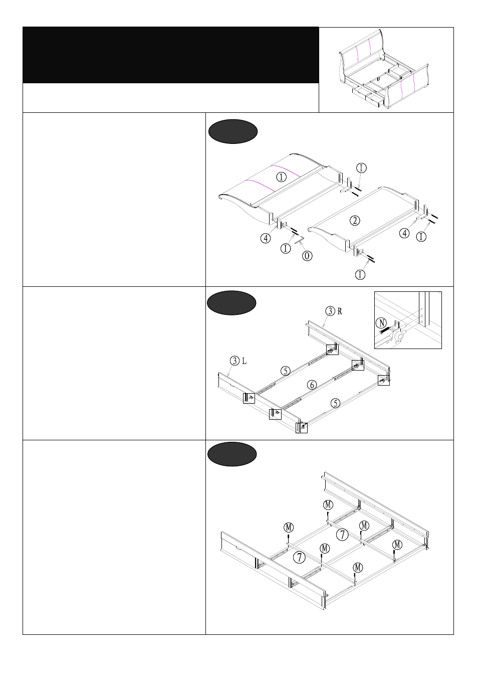 Assembly | Dreams Bruges Bedstead Super King Size User Manual | Page 3 / 7