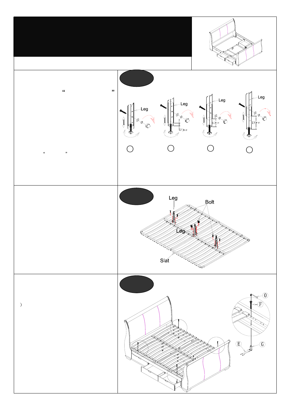 Assembly | Dreams Bruges Bedstead Super King Size User Manual | Page 6 / 7