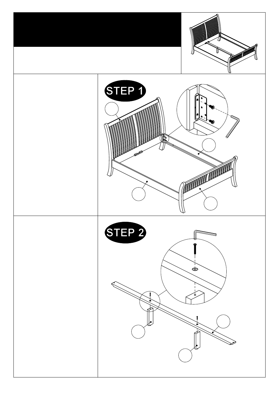 Assembly | Dreams Sherbrooke Bedstead User Manual | Page 3 / 6