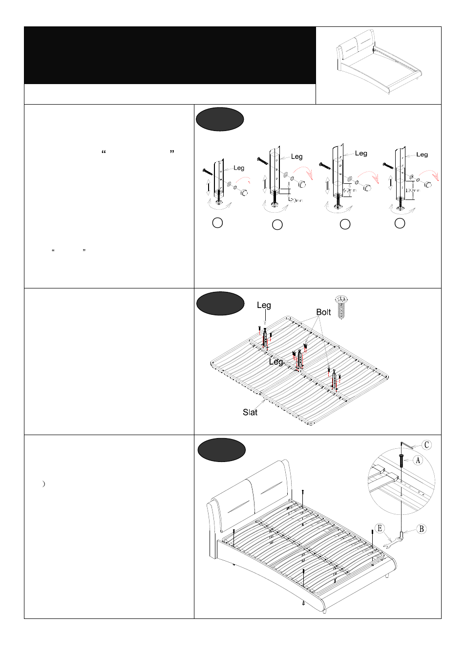 Assembly | Dreams Latina Bedstead User Manual | Page 4 / 5