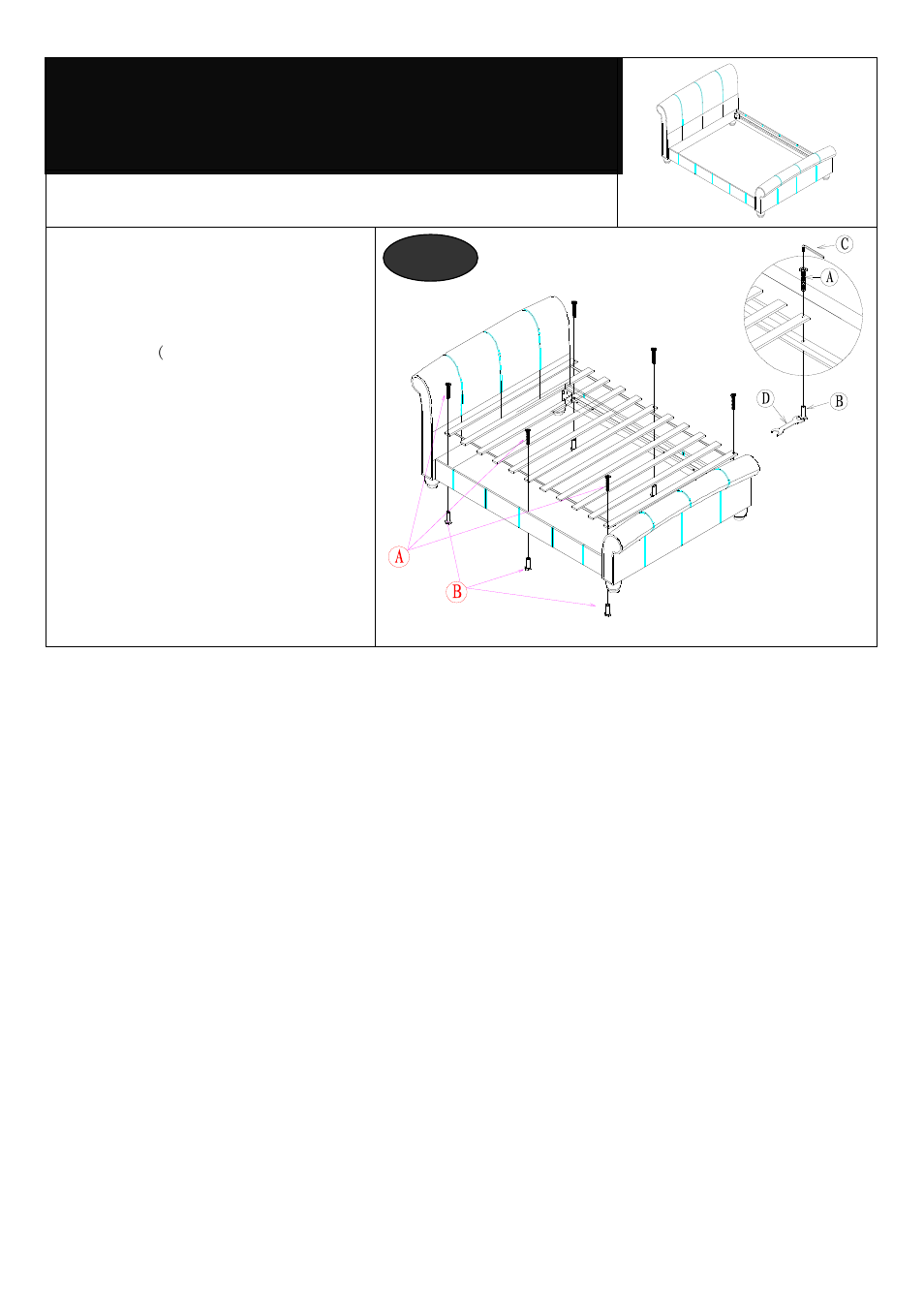 Assembly | Dreams Treviso Bedstead User Manual | Page 5 / 5