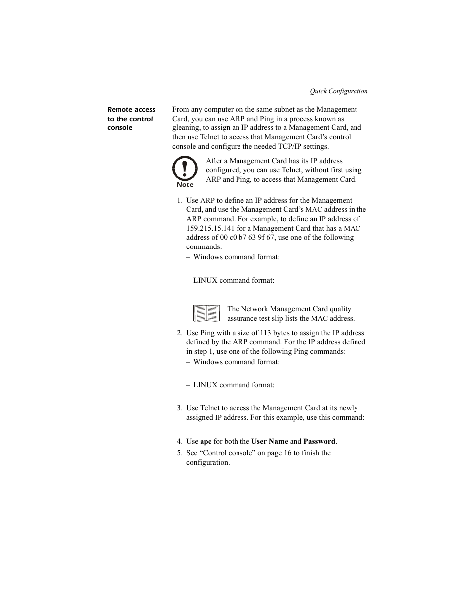 APC Network Management Card AP9617 User Manual | Page 15 / 19