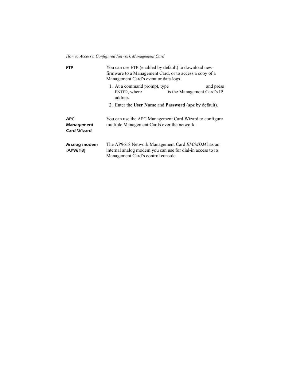 APC Network Management Card AP9617 User Manual | Page 18 / 19