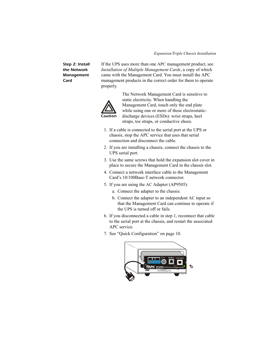APC Network Management Card AP9617 User Manual | Page 9 / 19