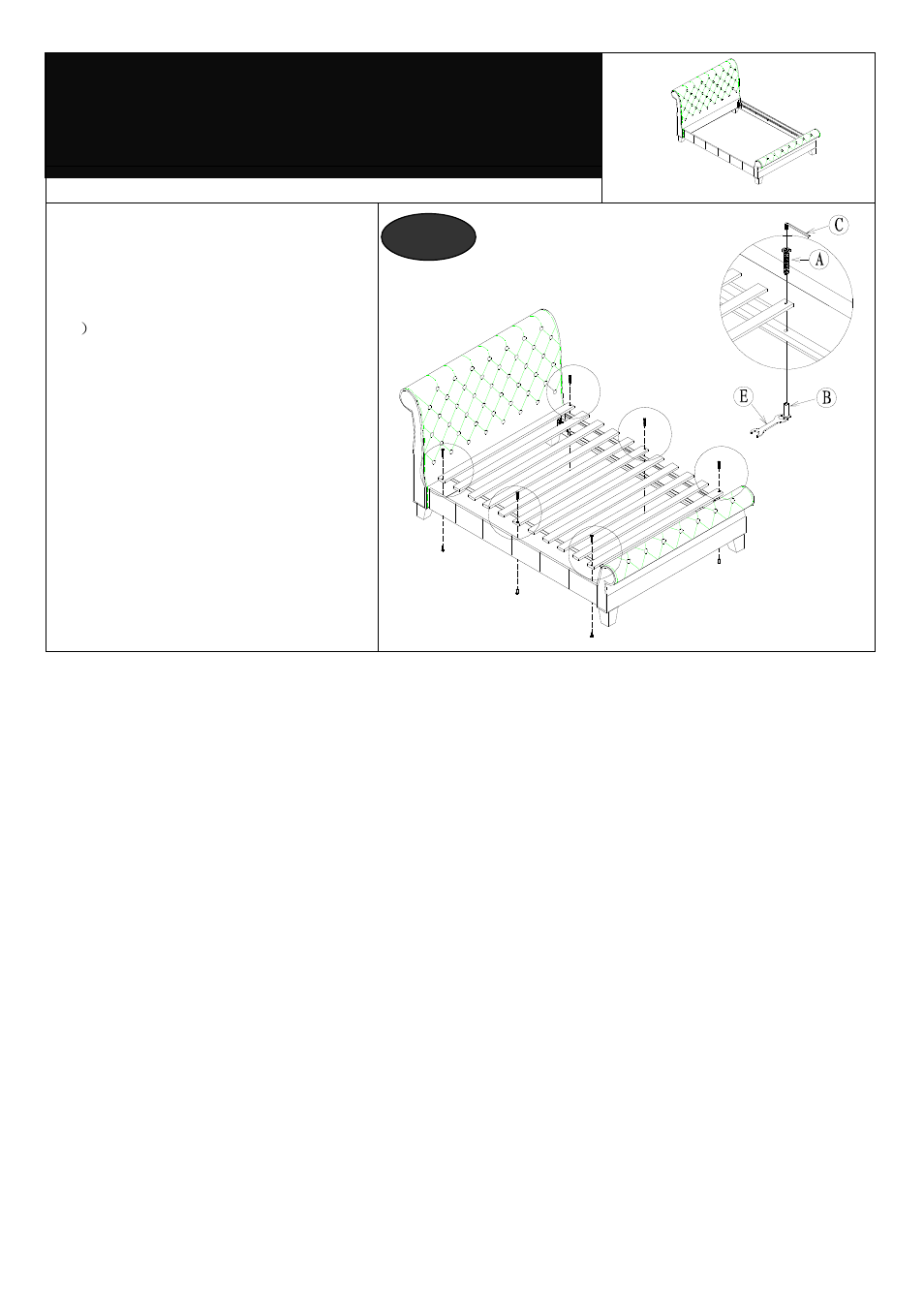 Assembly | Dreams Como Bedstead User Manual | Page 5 / 5