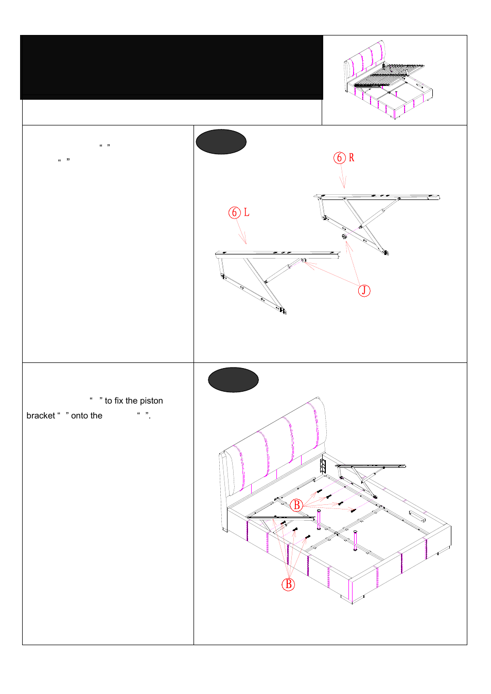 Assembly | Dreams Rimini Ottoman Bedstead User Manual | Page 5 / 6