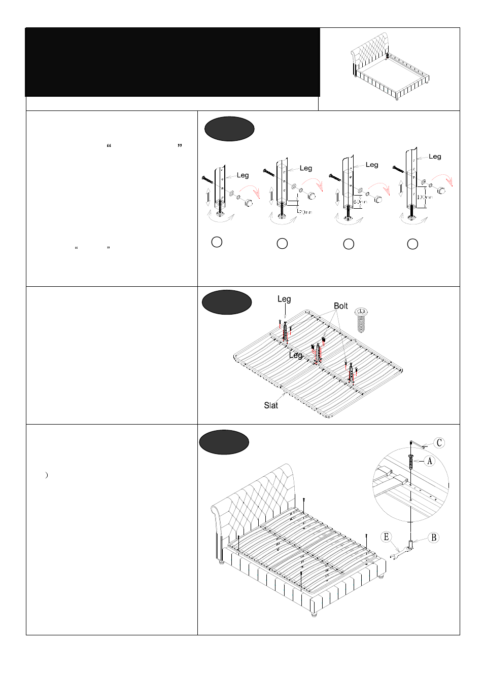 Assembly | Dreams Milan Bedstead User Manual | Page 4 / 5