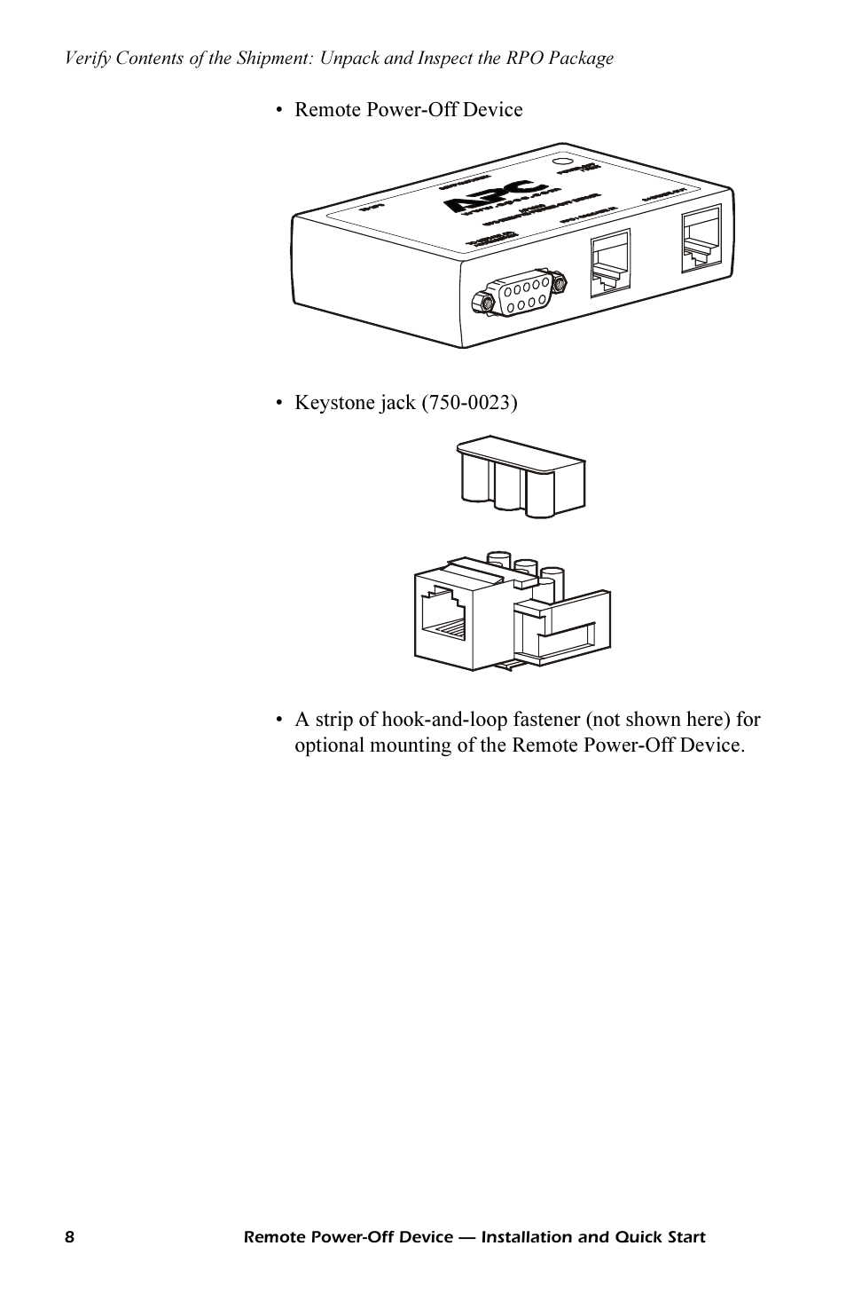 APC REMOTE POWER-OFF DEVICE AP9830 User Manual | Page 11 / 31
