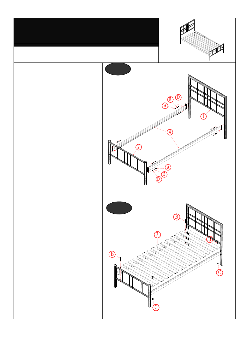 Assembly | Dreams Quest Bedstead User Manual | Page 3 / 3