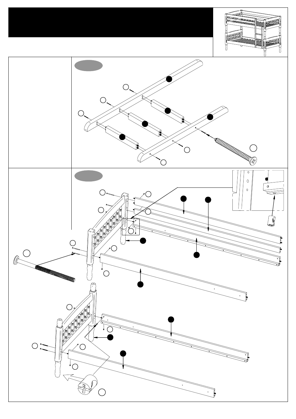 Assembly, Step 2, Step 3 | Dreams Colorado Childrens Bed User Manual | Page 4 / 8