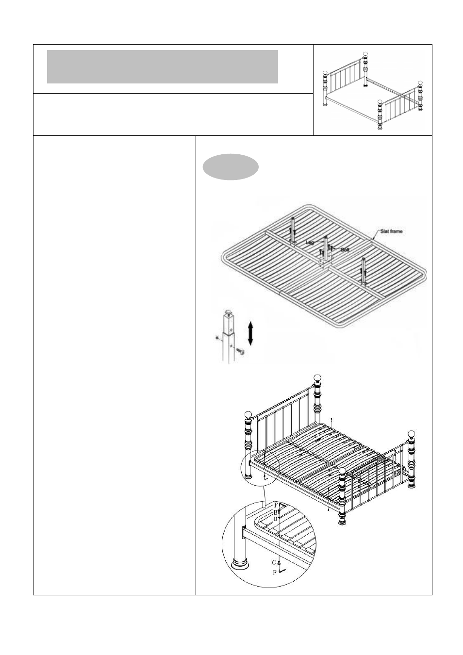Assembly | Dreams Aurora Bedstead User Manual | Page 10 / 15