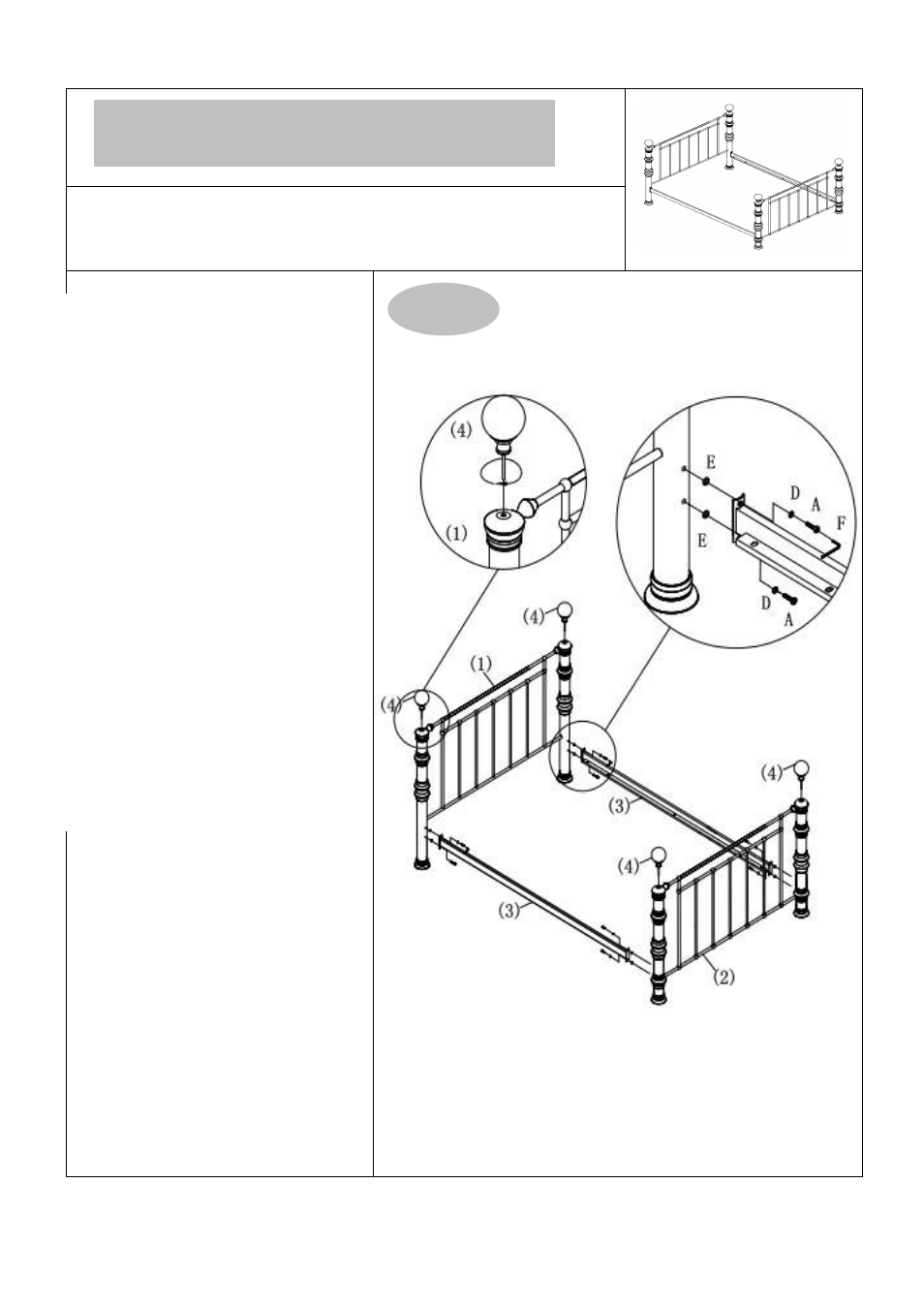 Assembly | Dreams Aurora Bedstead User Manual | Page 3 / 15