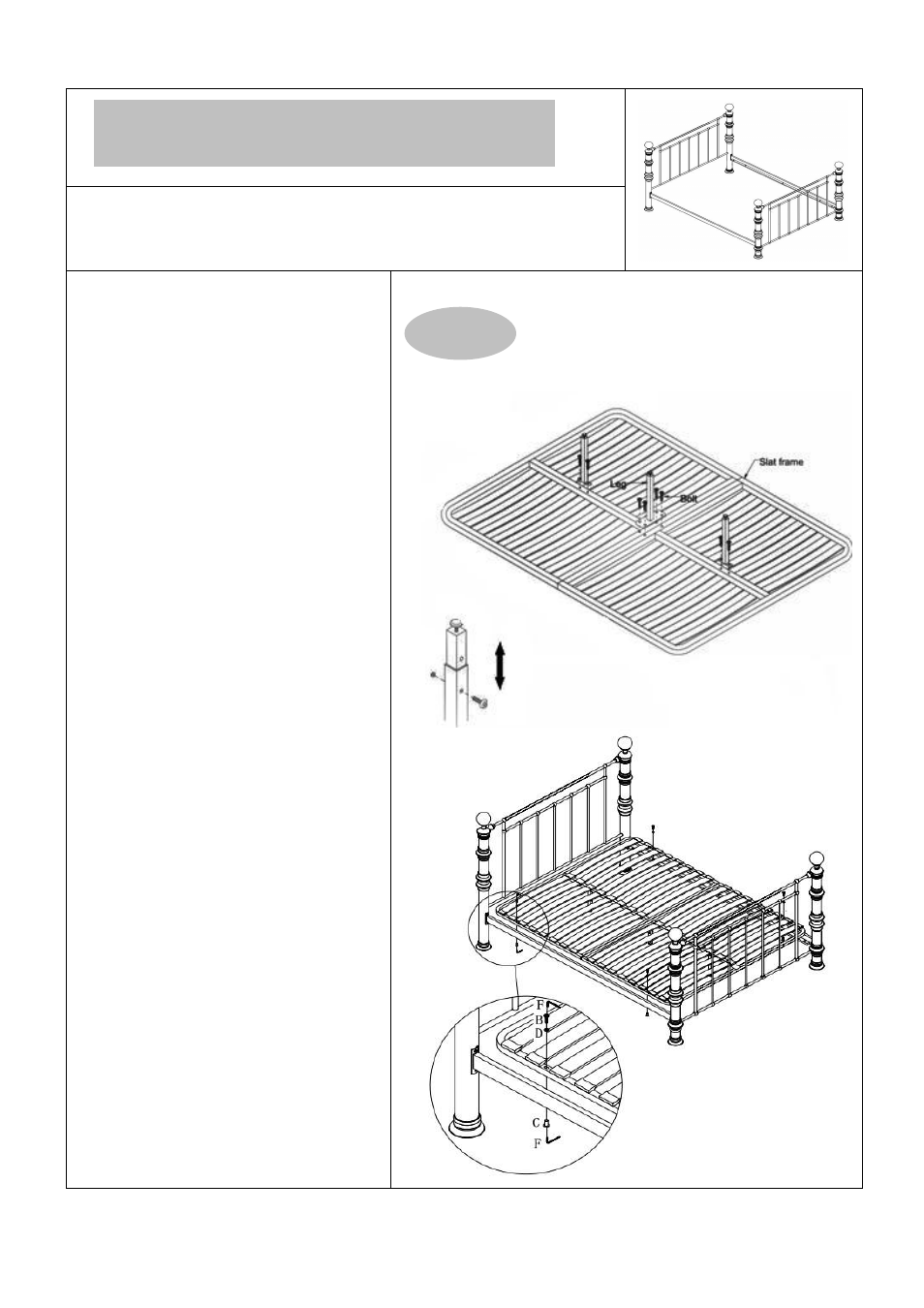 Assembly | Dreams Aurora Bedstead User Manual | Page 5 / 15