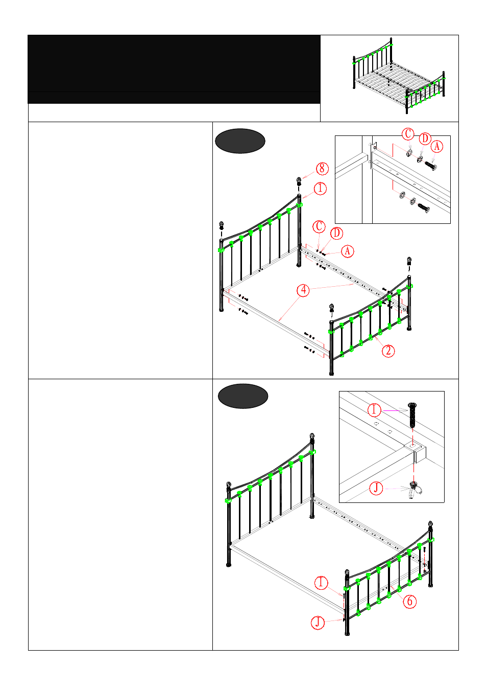 Assembly | Dreams Highgrove Bedstead User Manual | Page 3 / 4