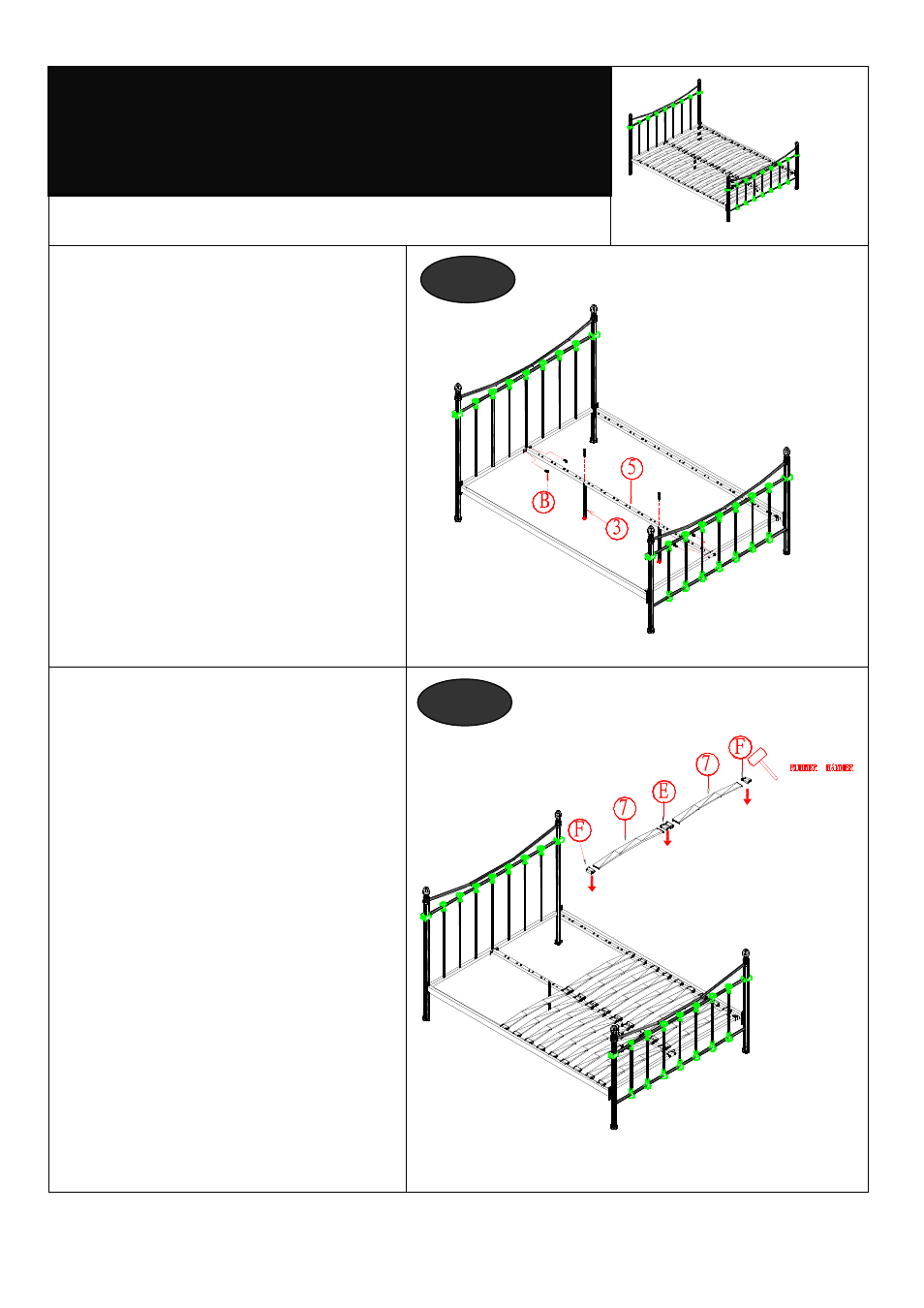 Assembly | Dreams Highgrove Bedstead User Manual | Page 4 / 4