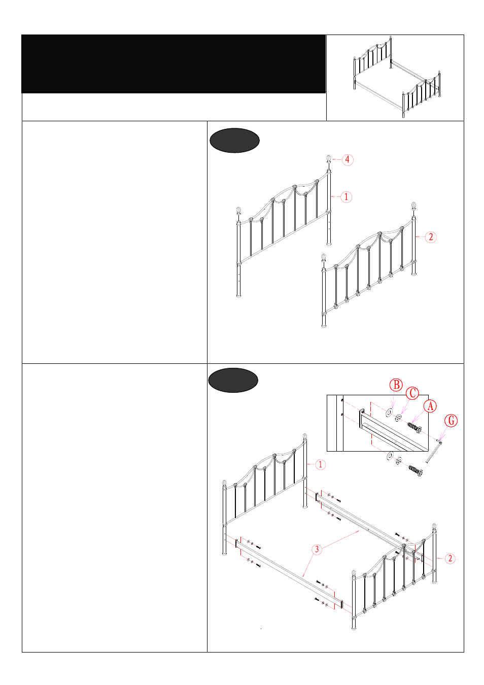 Assembly | Dreams Kiera Bedstead User Manual | Page 3 / 5