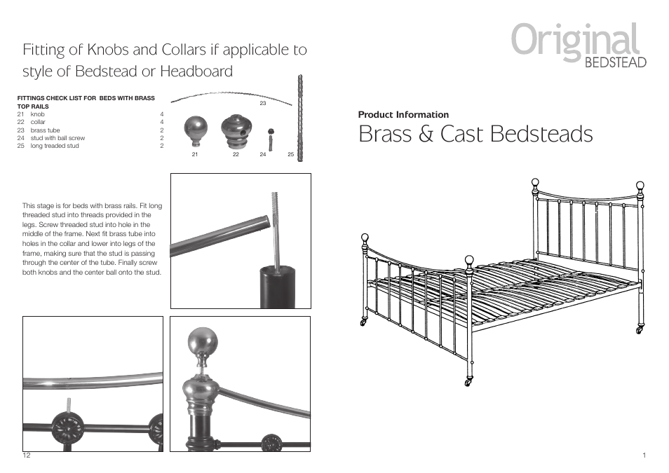 Dreams Selkirk Bedstead User Manual | 6 pages