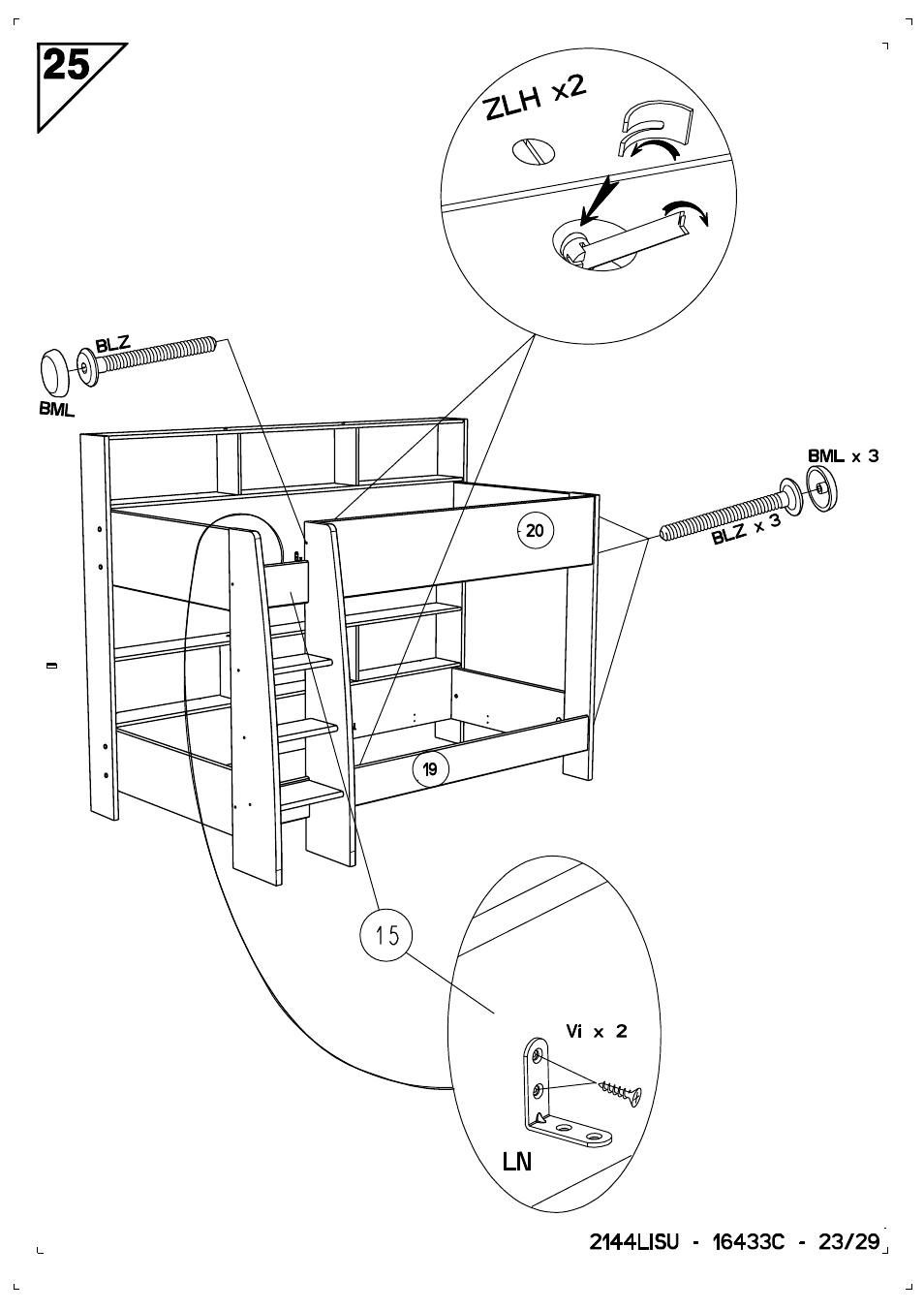 Dreams Sophie Bunk Bed User Manual | Page 23 / 29