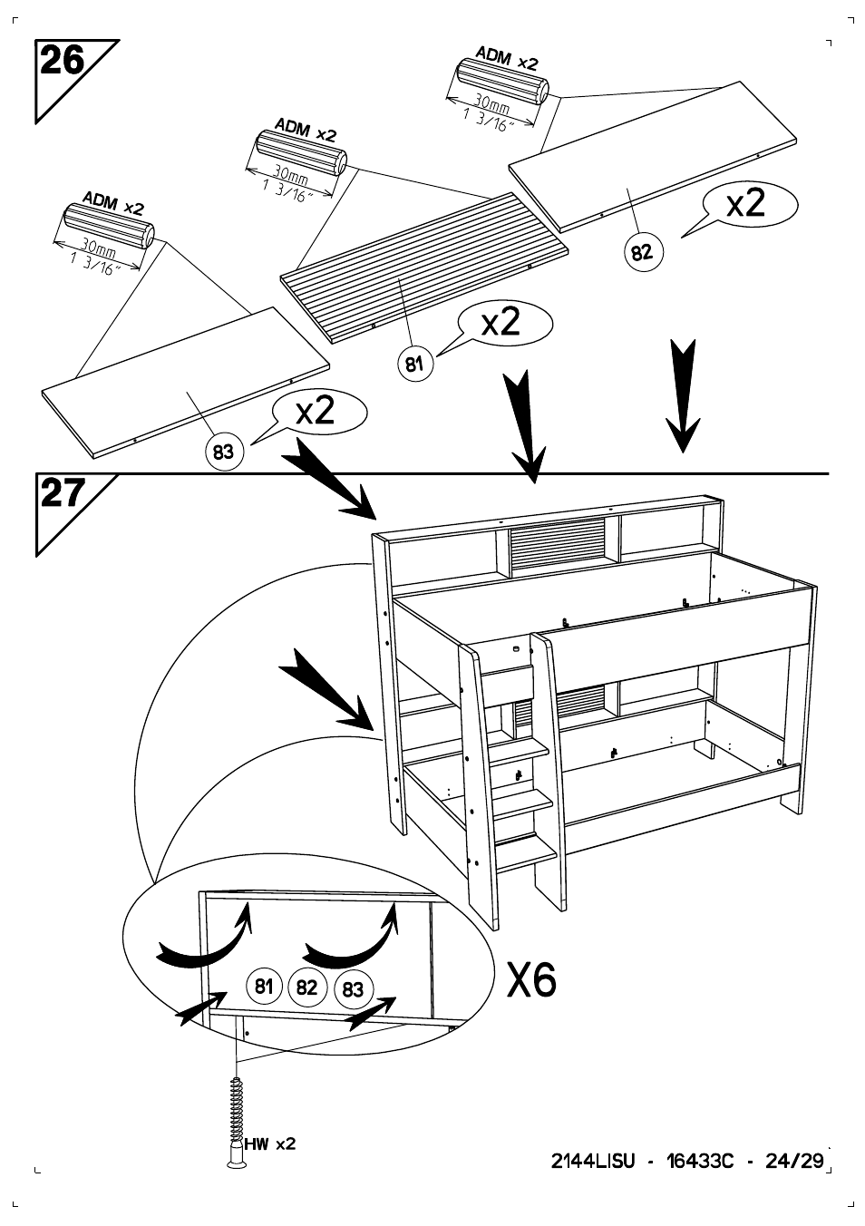 Dreams Sophie Bunk Bed User Manual | Page 24 / 29