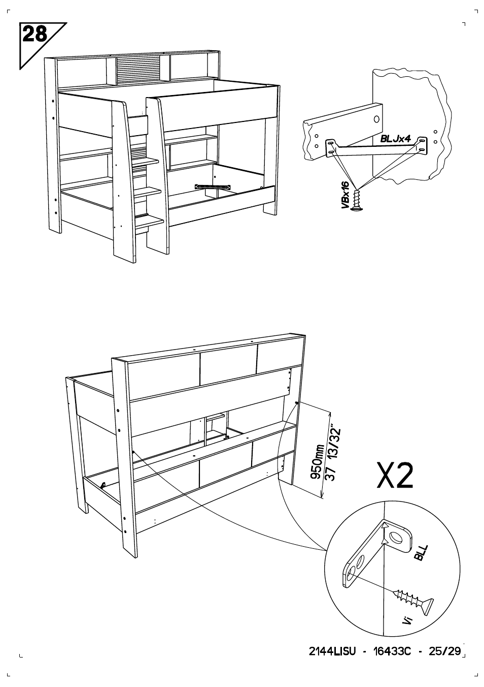Dreams Sophie Bunk Bed User Manual | Page 25 / 29