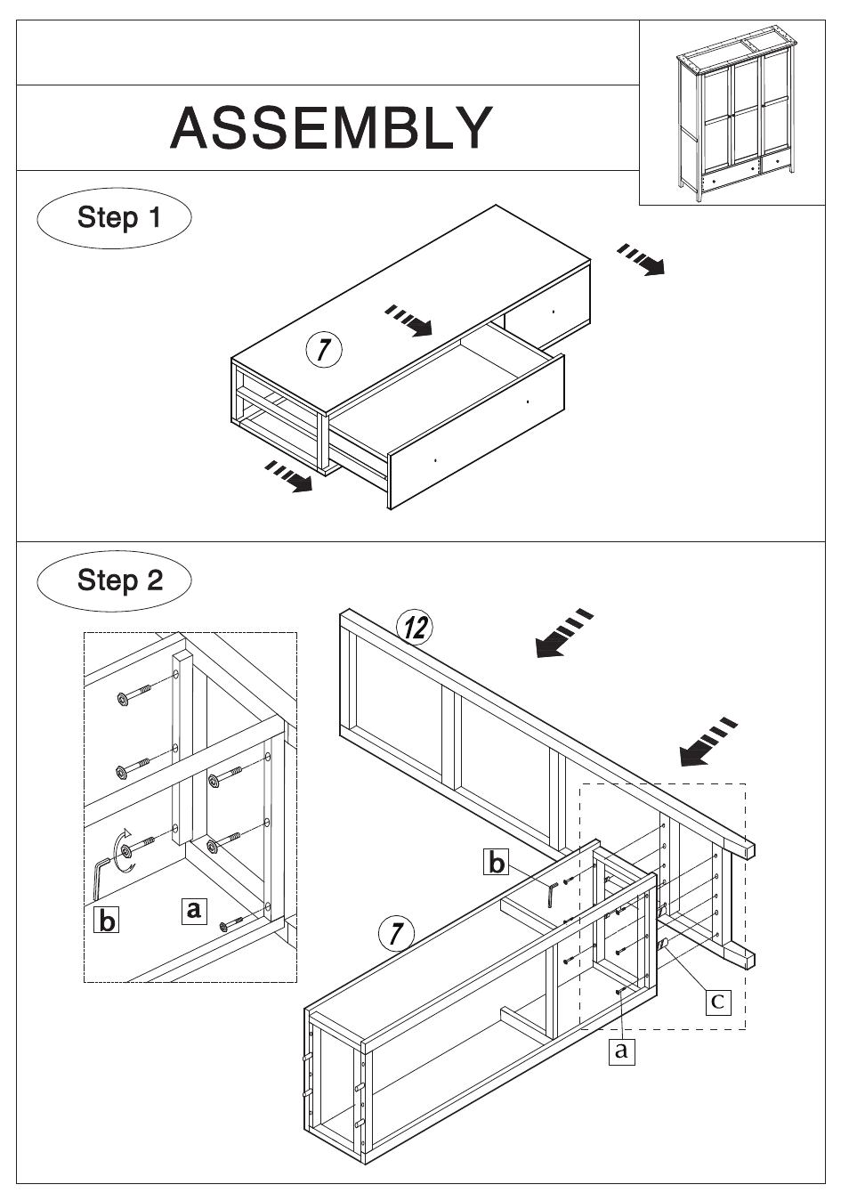 Dreams Oklahoma 3 Door Wardrobe with Drawers User Manual | Page 3 / 8