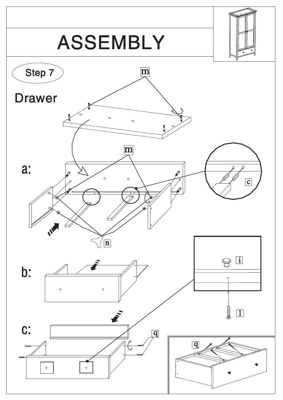 Dreams Oklahoma 2 Door Wardrobe with Drawers User Manual | Page 6 / 7