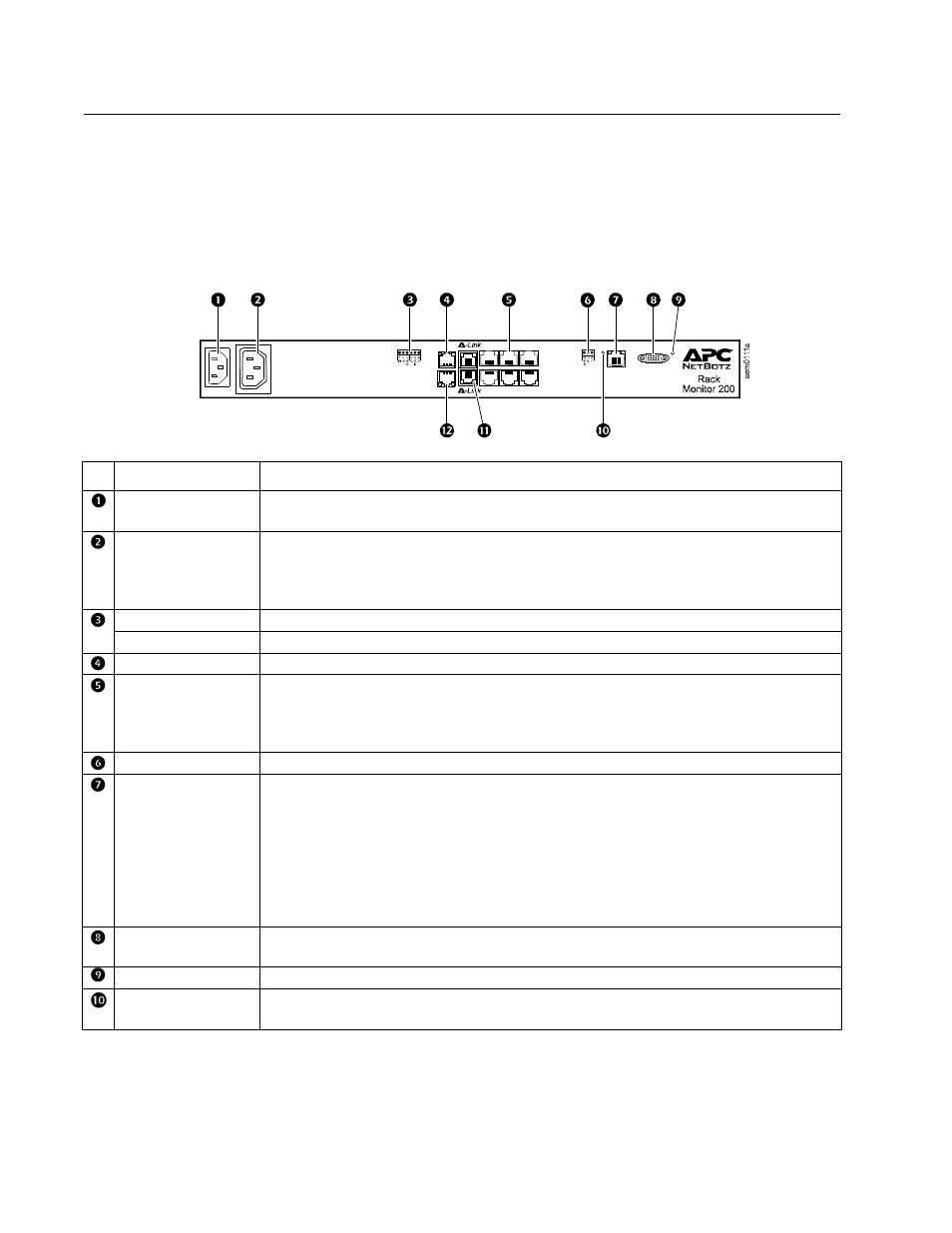 Installation, Physical description, Rear | Front | APC NETBOTZ NBRK0200 User Manual | Page 8 / 36