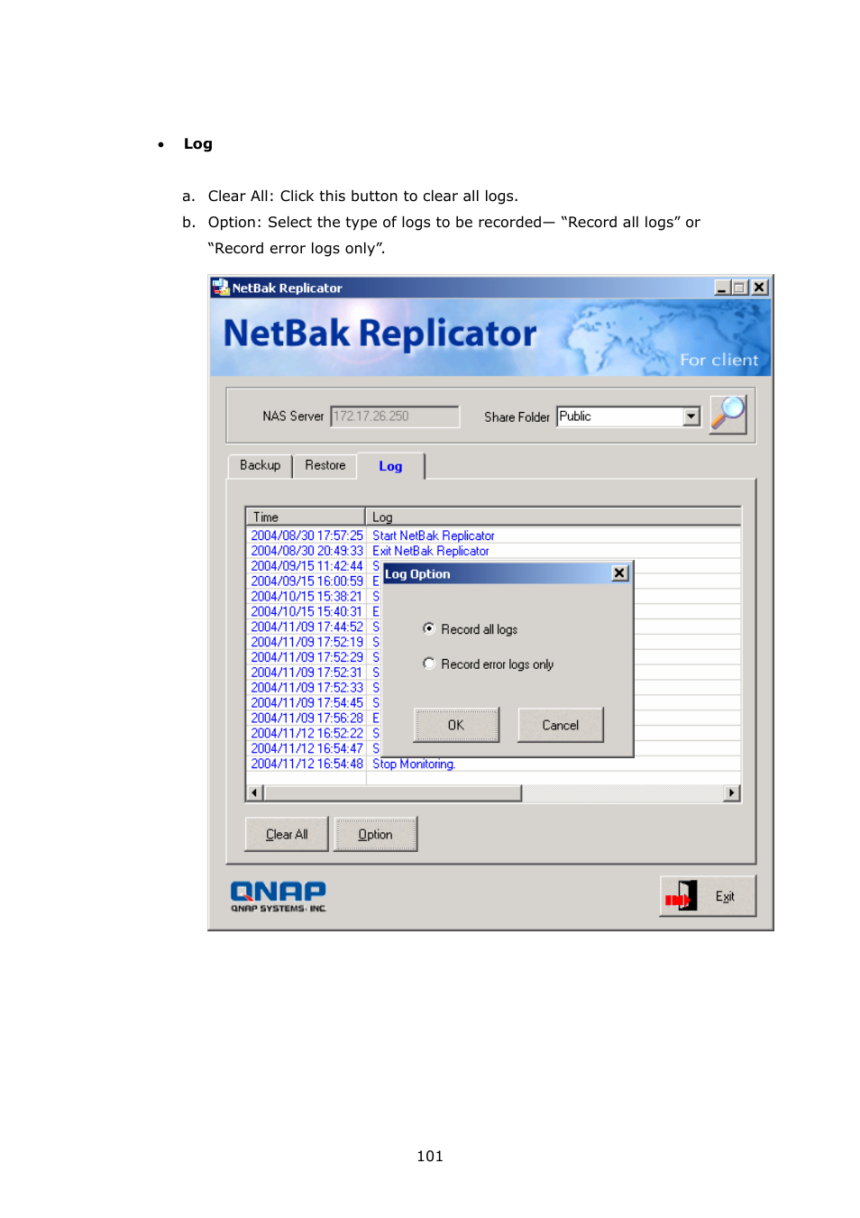 APC Disk On-line Server NAS-2100 User Manual | Page 101 / 112